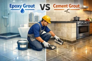 Grout comparison epoxy vs cement