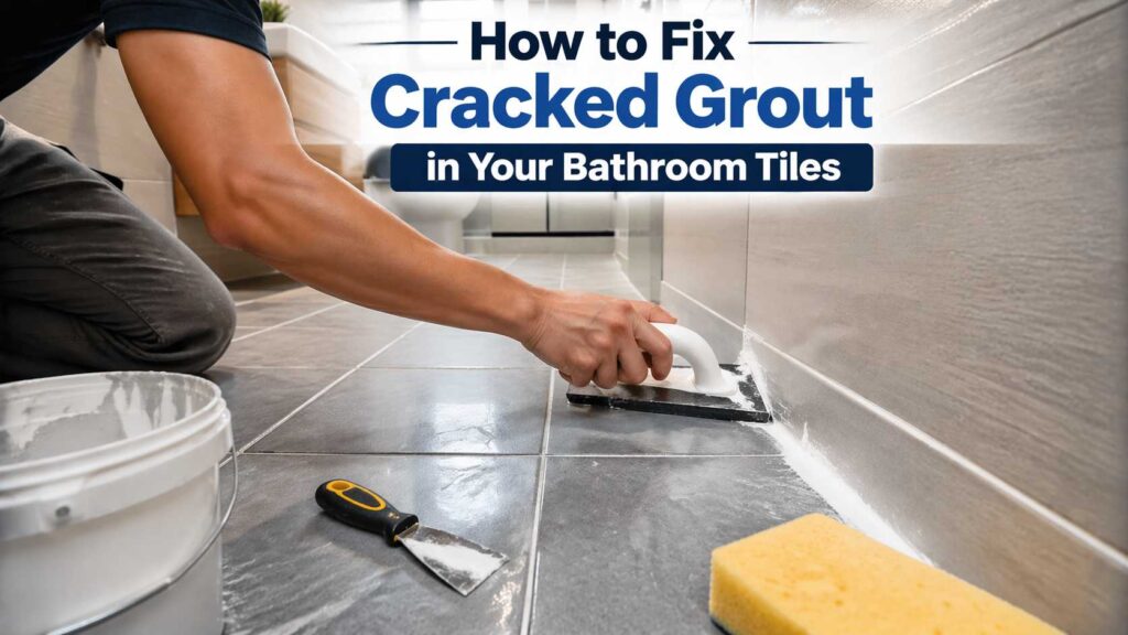 How to Fix Cracked Grout in Your Bathroom Tiles