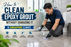 how to clean epoxy grout singapore